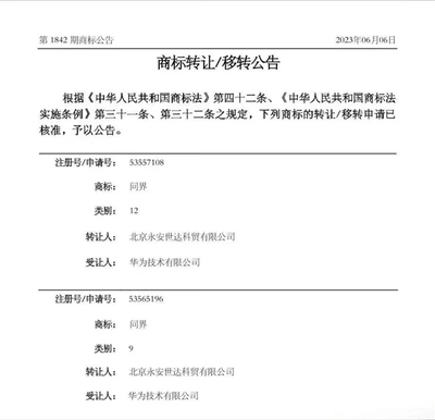 不造車但有大動作 華為受讓AITO商標，深化技術賦能的戰略棋局